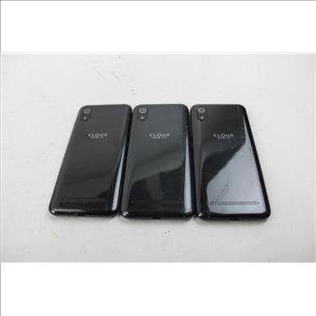 Cloud Mobile Cell Phone Lot, 3 Pieces, Sold For Parts