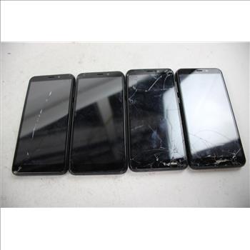 Cloud Mobile Cell Phone Lot, 4 Pieces, Sold For Parts