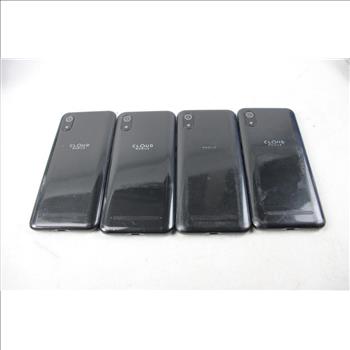 Cloud Mobile Cell Phone Lot, 4 Pieces, Sold For Parts