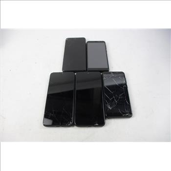 Cloud Mobile Cell Phone Lot, 5 Pieces, Sold For Parts
