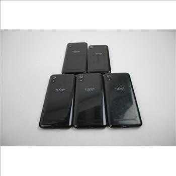 Cloud Mobile Cell Phone Lot, 5 Pieces, Sold For Parts