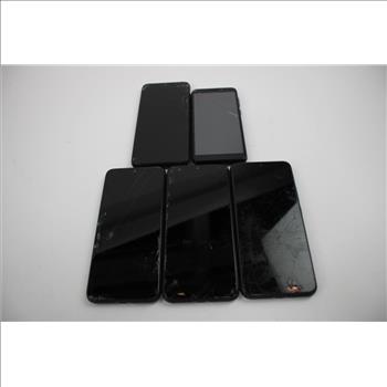 Cloud Mobile Cell Phone Lot, 5 Pieces, Sold For Parts