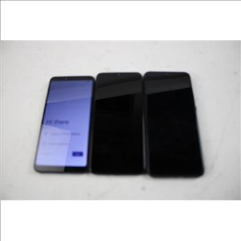 Cloud Mobile, TCL Cell Phone Lot, 3 Pieces, Sold For Parts