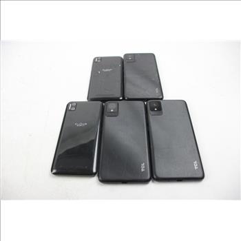 Cloud Mobile, TCL Cell Phone Lot, 5 Pieces, Sold For Parts