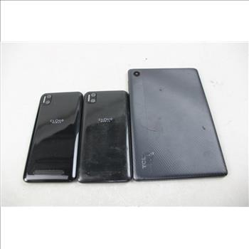 Cloud, Tcl Cell Phone, Tablet Lot, 3 Pieces, Sold For Parts