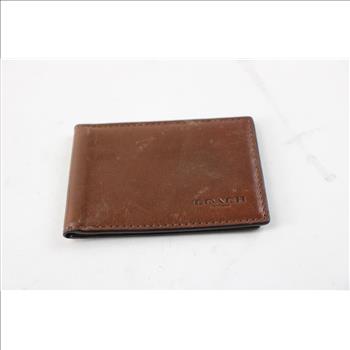 Coach Bifold Card Wallet, Brown