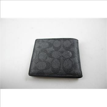 Coach Bifold Dinosaur Wallet, Black