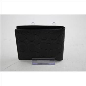 Coach Black Billfold Wallet