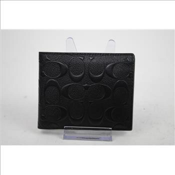 Coach Black Billfold Wallet