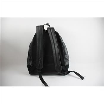 Coach Black Leather Backpack