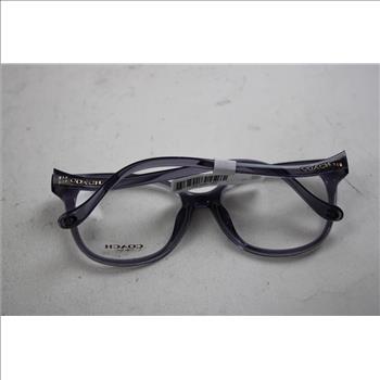 Coach Butterfly Full-Rim Glasses, Transparent Violet