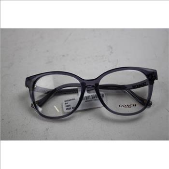 Coach Butterfly Full-Rim Glasses, Transparent Violet