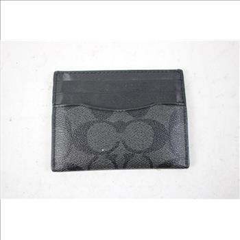 Coach Card Holder, Black