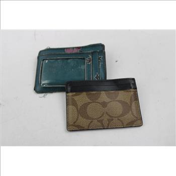 Coach Card Holders, 2 Pieces