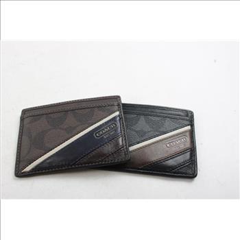 Coach Card Holders, 2 Pieces