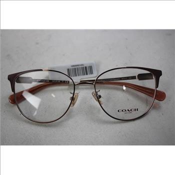 Coach Cat Eye Rose Gold & Light Eggplant Framed Eyeglasses