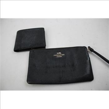 Coach Coin Pouch, Wallet, 2 Pieces