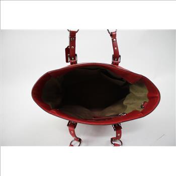 Coach Deep Red Gallery Tote