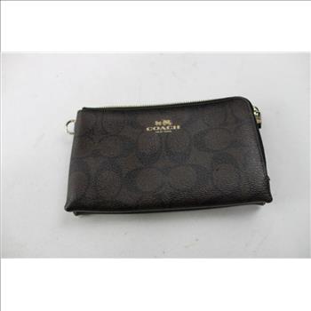 Coach Double Zip Pouch