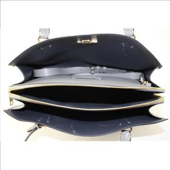 Coach Gray Leather Hand Bag Purse