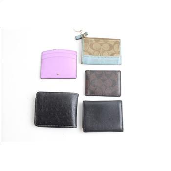Coach, Kate Spade & More Wallets, 5 Pieces