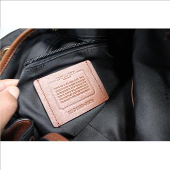 Coach Leather Backpack