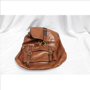 Coach Leather Backpack