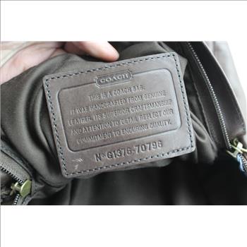 Coach Leather Single Strap Backpack