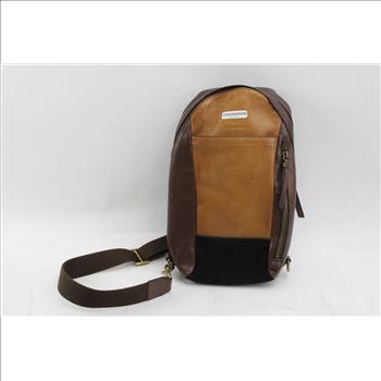 Coach Leather Single Strap Backpack