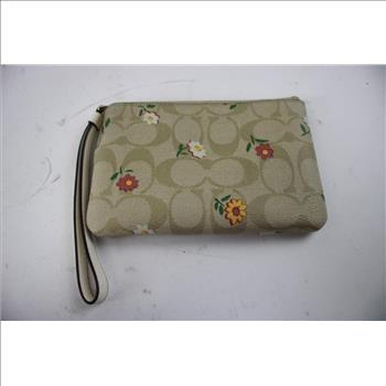 Coach Leather Zipper Hand Wallet