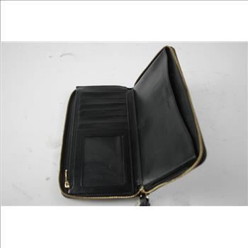 Coach Leather Zipper Hand Wallet