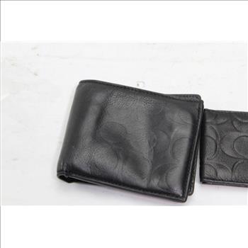 Coach Men's Bifold Wallets, 2 Pieces