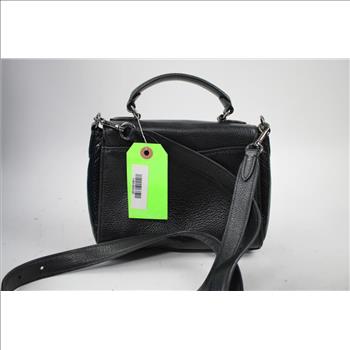 Coach Morgan Top Handle Leather Satchel Bag With Brown Coach Wallet