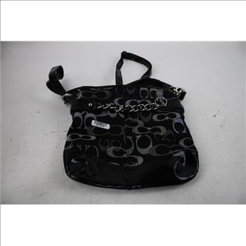Coach Optic Metallic Signature Chain Crossbody Purse