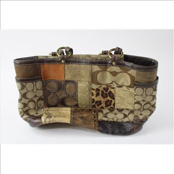 Coach Patchwork Tote Purse, G0773-11495