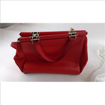 Coach Red Leather Handbag