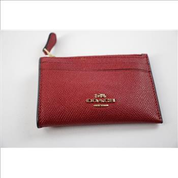 Coach Red Leather Wallet