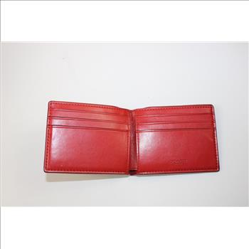 Coach Red Wallet