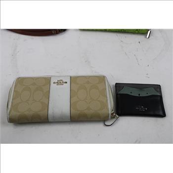 Coach, Shyanne, And More Zipper Wallets And Card Holder, 5 Pieces