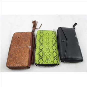 Coach, Shyanne, And More Zipper Wallets And Card Holder, 5 Pieces