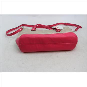 Coach Signature Hot Pink Satchel Handbag