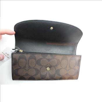 Coach Signature PVC Pop Slim Envelope Wallet