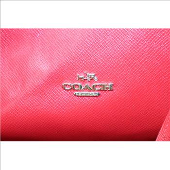 Coach Signature Reversible City Tote/Travel Pouch