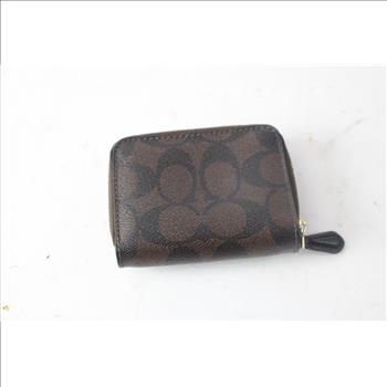 Coach Small Trifold Wallet, Brown