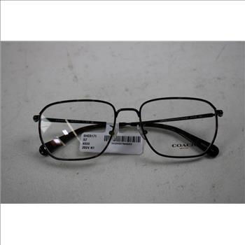 Coach Squared Antique Gold/Dark Tortoise Framed Eyeglasses