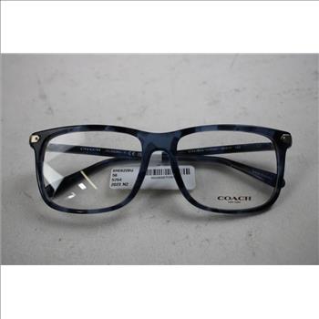 Coach Squared Blue Tortoise Eyeglasses