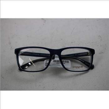 Coach Squared Dark Blue/Light Blue Framed Eyeglasses