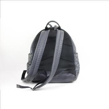 Coach Thompson Backpack In Signature Jacquard With Varsity Stripe Blue