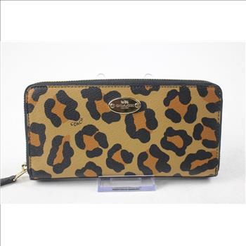 Coach Wallet Leopard