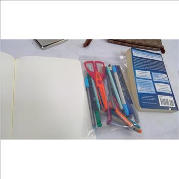 Coach Wallet, Misc Books, Pencils  And Stationary